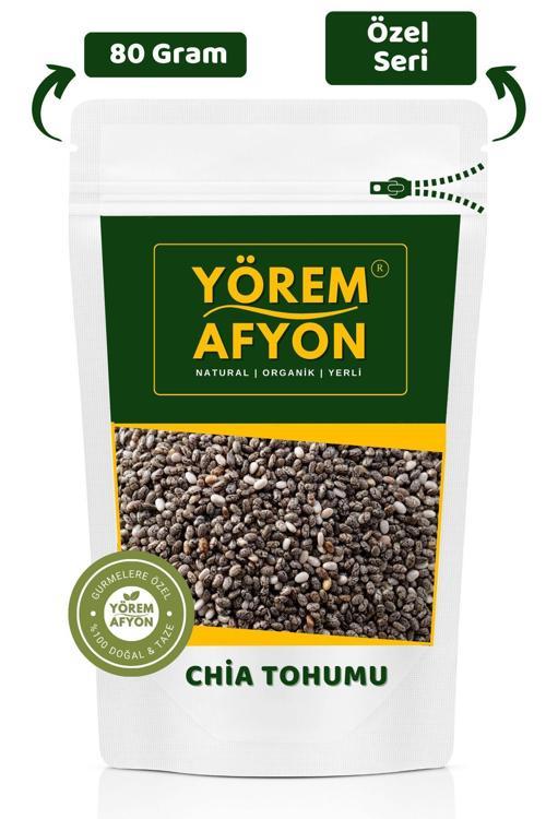Diyetisyen Tavsiyeli Tok Tutan Yaşamın Enerji Kaynağı Chia Tohumu {Salvia Hispanica} | 80Gr.