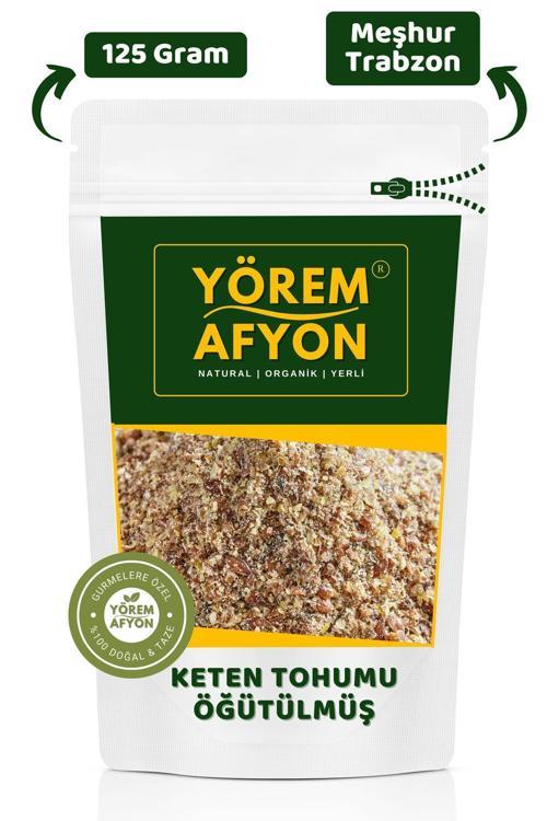 Trabzon Yöresinden Diyet Dostu Taze Öğütülmüş Toz Keten Tohumu {Linum Usitatissimum} | 125Gr.