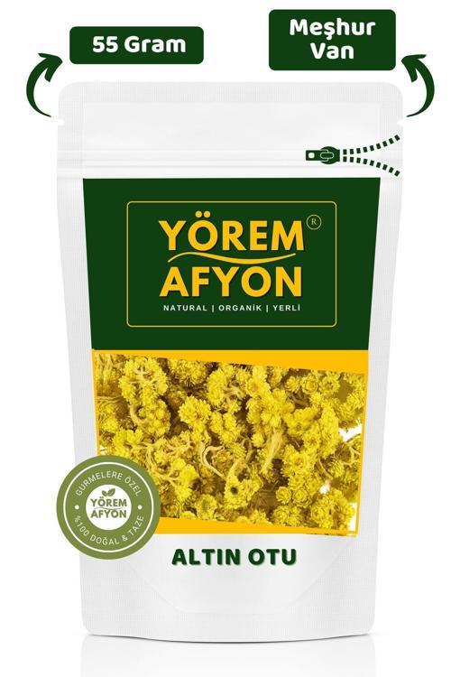 Van Yöresinden Bağırsak Dostu Altın Otu, Mayasıl Otu, Dalak Otu {Helichrysum Arenarium} | 55Gr.