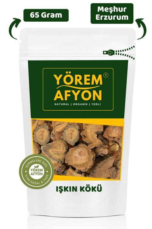 Meşhur Erzurum Yöresinden 2800 Rakım Yayla Hasadı Hakiki Işkın, Işgın Kökü {Rheum Ribes} | 65Gr.