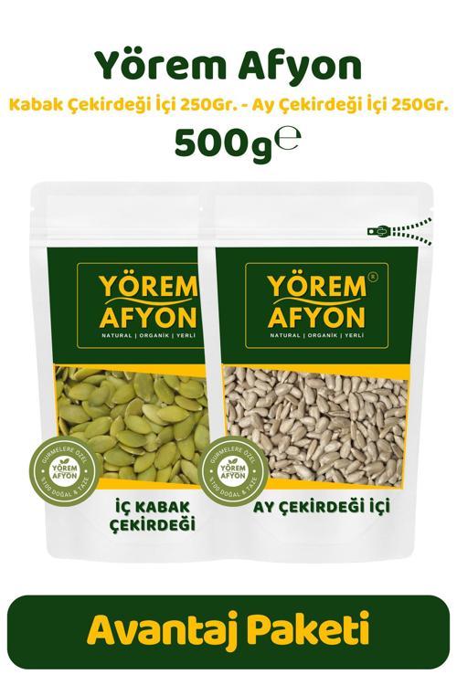 Yörelerine Özgü Hasat Diyet Dostu Vegan Tuzsuz Çiğ İç Çekirdek Avantajlı Set | 500Gr.