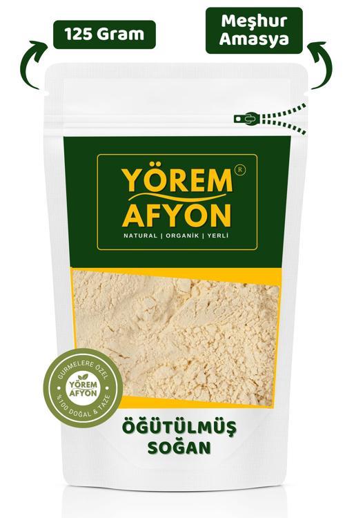 Yörem Afyon Amasya Yöresinden Keskin Aromalı Öğütülmüş Toz Soğan, Kuçgundı {Allium Cepa} | 125Gr.