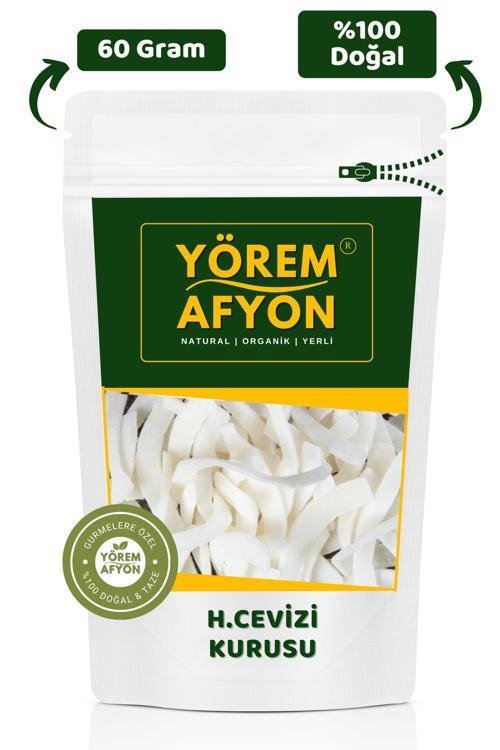 Yörem Afyon Katkısız Pancar Şekerinden Tatlandırılmış Atıştırmalık Dilim Hindistan Cevizi | 60Gr.