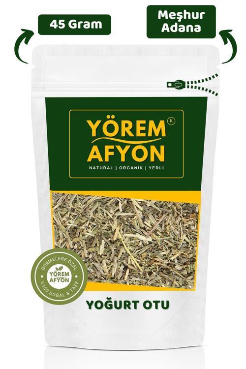 Yörem Afyon Meşhur Adana Cilt Ve Pamukçuk Dostu Yoğurt Otu, Yapışkan Otu, Çoban Süzgeci | 45Gr.