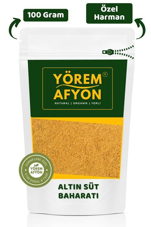 Yörem Afyon Yöresine Özgü Baharatlar Harmanı Bağışıklılık Dostu Altın Süt Baharatı | 100Gr.