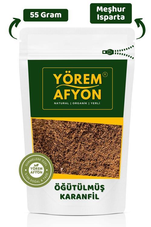 Isparta Yöresinden Keskin Kokulu Yağlı Öğütülmüş Toz Karanfil {Syzygium Aromaticum} | 55Gr.