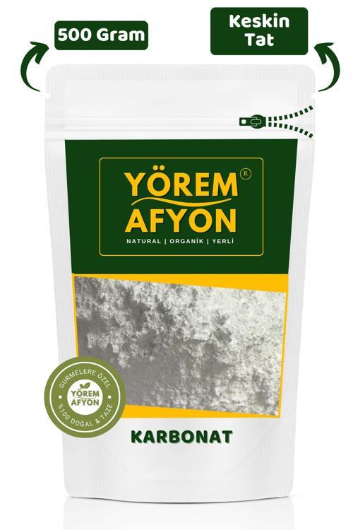 Yörem Afyon Saf Katkısız Dahili Tüketime Uygun Karbonat | 500Gr.