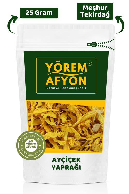 Yörem Afyon Meşhur Tekirdağ Güneşte Kurutulmuş Zengin Aromalı Ayçiçek Yaprağı | 25Gr.