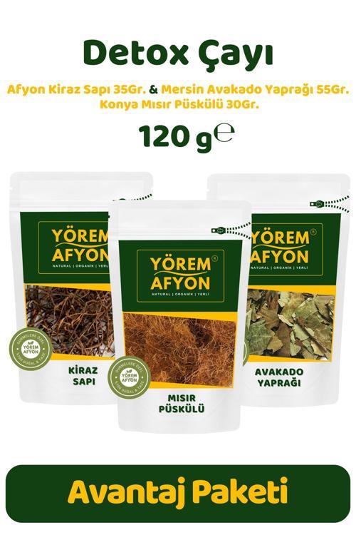 Yörem Afyon Yöresine Özgü Zengin Aromalı Arınma Çayı Detox Çayı Set | 120Gr.