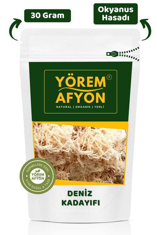 Yörem Afyon Tropik Okyanus Hasadı Deniz Kadayıfı, Irlanda Yosnu, Sea Moss {Chondrus Crispus} | 30Gr.