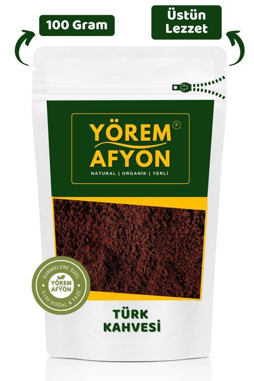 Yörem Afyon Üstün Lezzetli Bol Köpüklü Halis Türk Kahvesi | 100Gr.