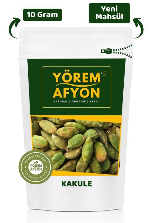 Yörem Afyon Duble Boy Yemyeşil Hoş Kokulu Kakule {Elettaria Cardamomum} | 10Gr.