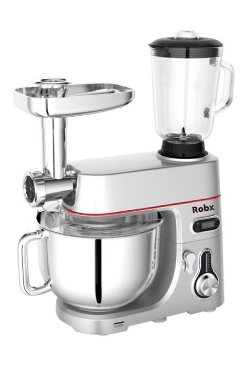 Sr50 Döküm Gövde 7 Litre Içli Köfte Hamur Yoğurma Kıyma Çekme Erişte Blender Çıpıcı Mixer Set