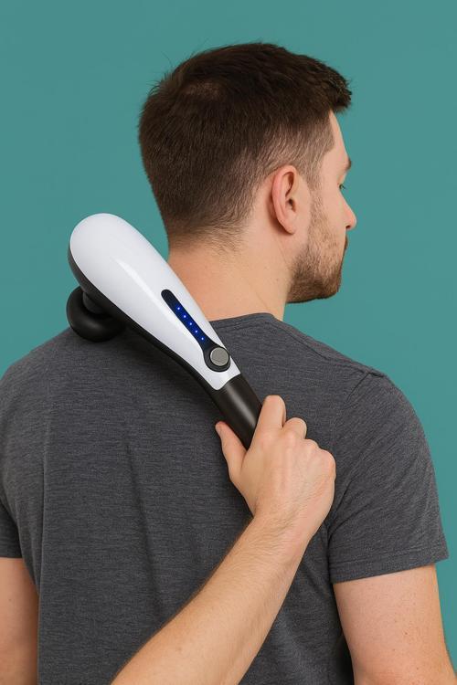 S426 Titreşimli 5 Başlıklı Mini Şarjlı Vücut Masaj Aleti