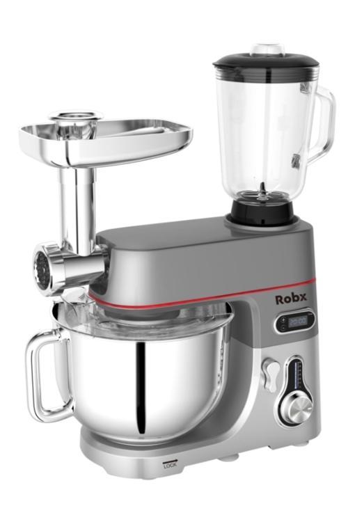 Sr50 Döküm Gövde 7 Litre Içli Köfte Hamur Yoğurma Kıyma Çekme Erişte Blender Çıpıcı Mixer Set