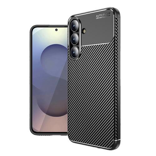 Galaxy S25 FE Kılıf Negro Karbon Tasarım Silikon Kılıf