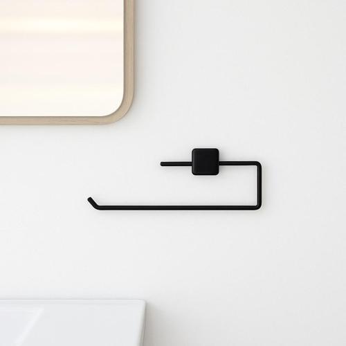 Yapışkanlı Siyah Kağıt Havluluk 3M Bantlı Delme Yok Sök Yapıştır 