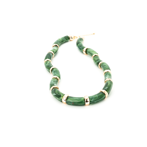 Biem Kemik Yeşil Kolye