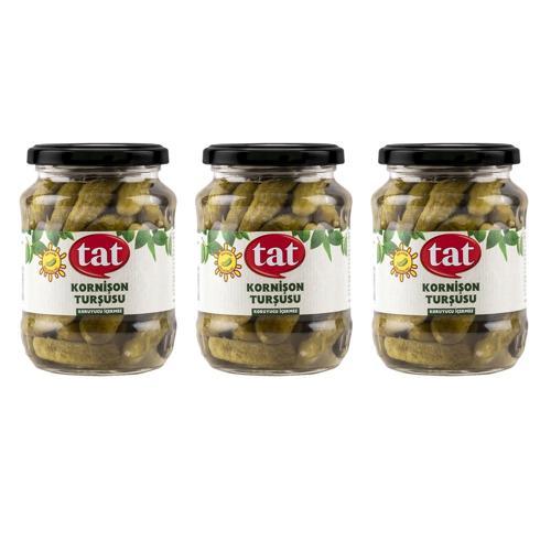 Kornişon Turşu 680 gr Cam x 3 Adet