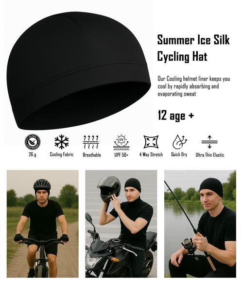 Motosiklet, Bisiklet, Koşu ve Dış Mekan Aktiviteleri İçin Hızlı Kuruyan Spor Şapka-Spor Bere