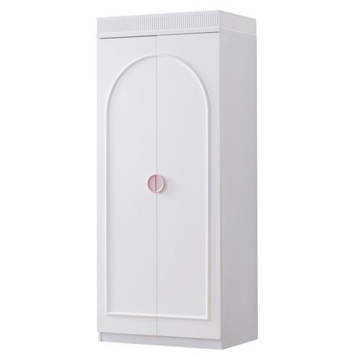 Gardırop, Dolunay 2 Kapaklı Dolap - Pembe