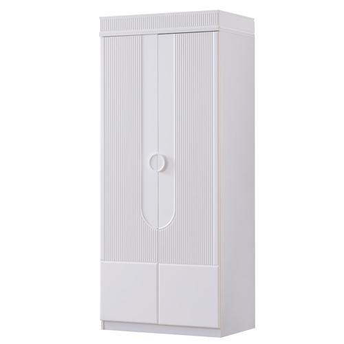 Gardırop, Vira 2 Kapaklı Dolap - Beyaz