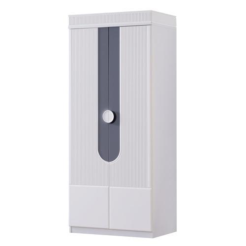 Gardırop, Vira 2 Kapaklı Dolap - Gri