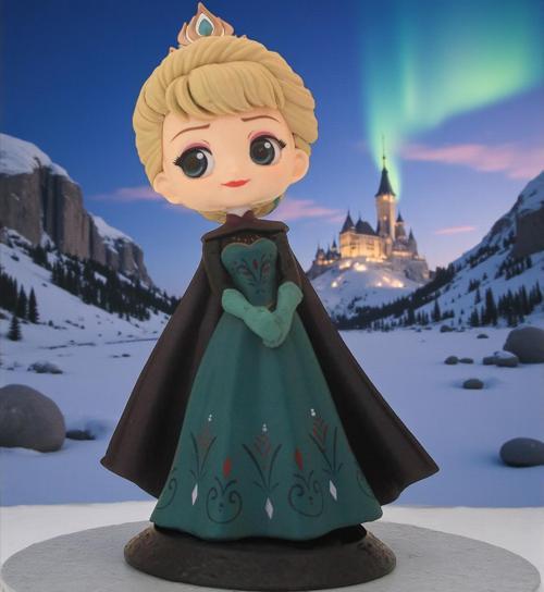 Karlar Ülkesi Frozen Prenses Elsa Anime Karakter Figür Oyuncak Dekoratif Hediyelik Biblo Bebek MDL 3