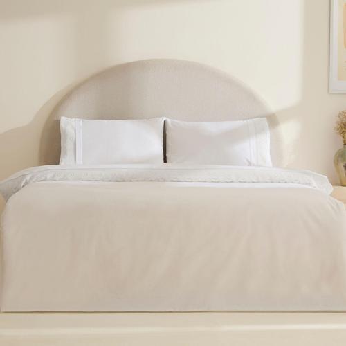 Teora Dantelli Çift Kişilik Nevresım Takımı Beyaz