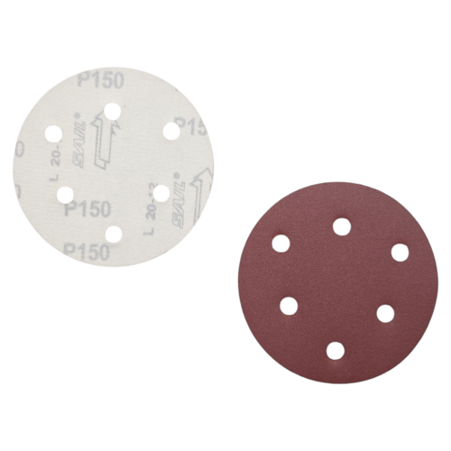 Valiente VAL15065 125mm P150 (150 Kum) Delikli Cırt Zımpara (100 Adet)