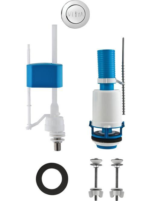 KALİTE VİTRA 330B1314 Rezervuar İç Takım, Alttan Su Girişli, 6 L