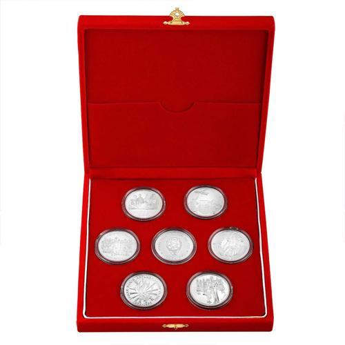 Cumhuriyetin 75. Yılı Gümüş Sikke Coin 7'li Set