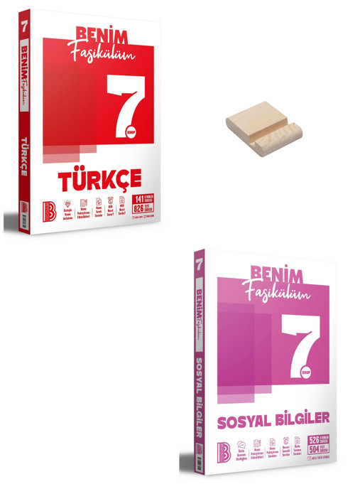 Benim Hocam 7. Sınıf Türkçe ve Sosyal Fasikülleri + Telefon Standı