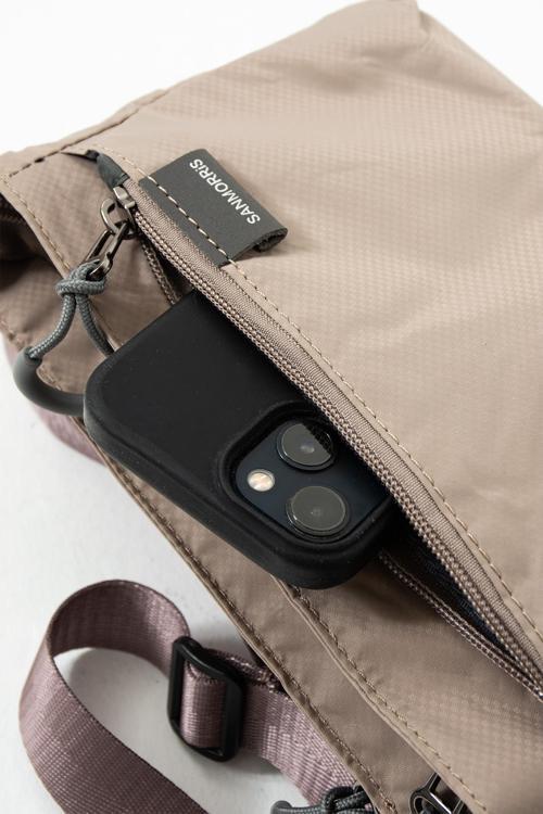 Kadın 3 Bölmeli Paraşüt Kumaş Ayarlanabilir Çapraz Askılı Çanta