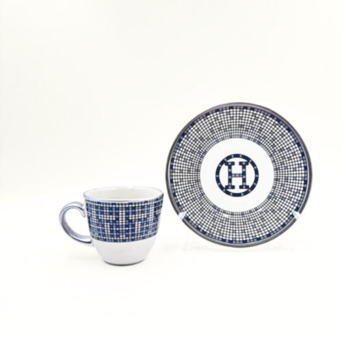 Hermes Mozaik 6'lı Kahve Fincan Takımı Gold