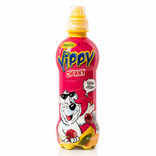 Rauch Yippy Kiraz Meyveli İçecek 330 mL Akıllı Kapak Pet Şişe (12'li Koli)