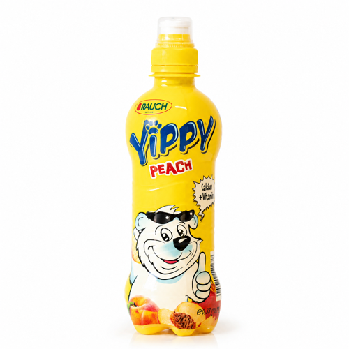 Rauch Yippy Şeftali Meyveli İçecek 330 mL Akıllı Kapak Pet Şişe (12'li Koli)