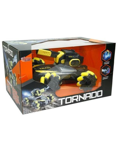 Vardem Uzaktan Kumandalı Full Fonksiyon 2.4GHz Şarjlı Su Atan Tornado Tank Sarı 666806