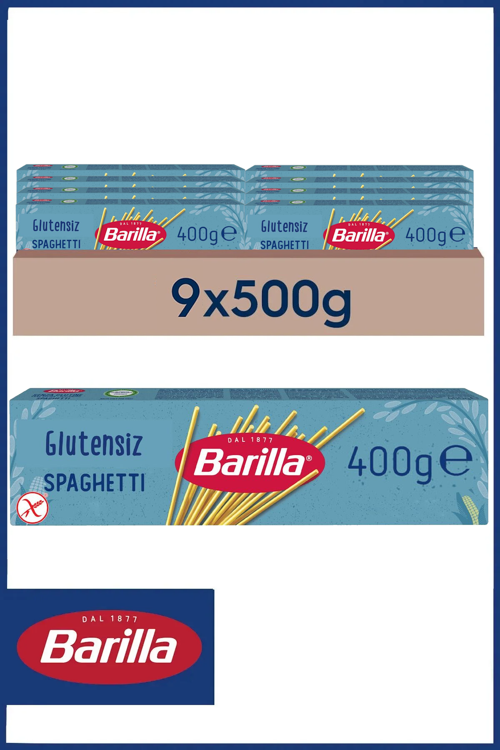 Glutensiz Spagetti (SPAGHETTİ) Makarna 400 gr X 9 Adet