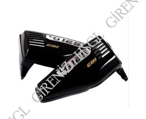 Motosiklet CG Yan Kapak Takımı Siyah Parlak Renk  Sağ  Sol Kapak Seti  CG 125 / CG 150 Uyumlu