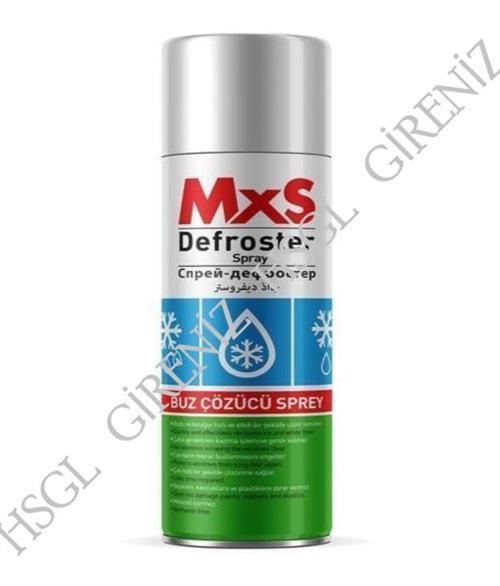 MxS Buz Çözücü Sprey – 400 ml Cam, Kilit ve Aynalar için Hızlı Etki – Don Önleyici Formül