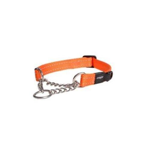 Utility Control Chain Halsband XXL Oranje Boyun Tasması