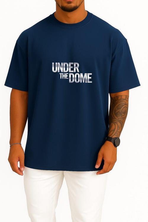 Oversize Under The Dome, Season 1 Under Göğüs Tasarımlı Unisex T-Shirt