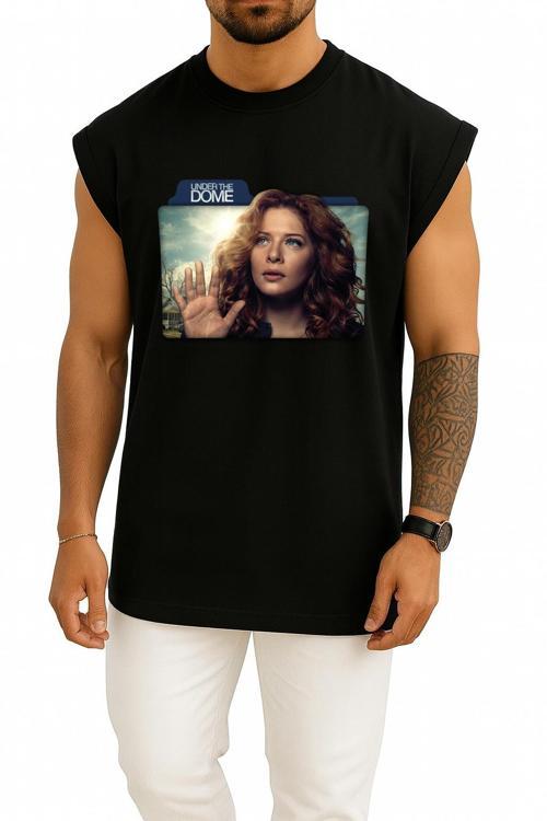 Oversize Rachelle Lefevre Under The Dome Julia Shumwa Göğüs Tasarımlı Atlet