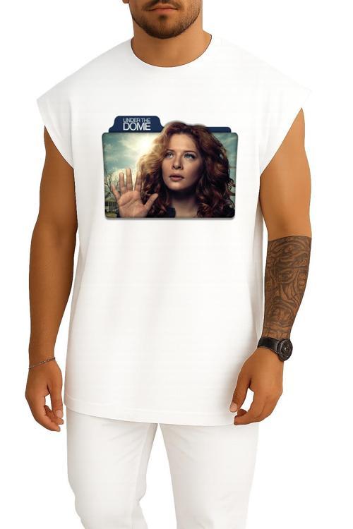 Oversize Rachelle Lefevre Under The Dome Julia Shumwa Göğüs Tasarımlı Atlet