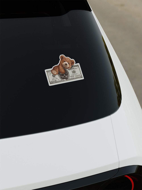 Dolar Ayı Dijital Baskı Sticker