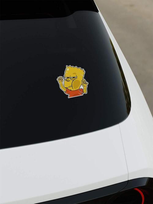 Simpson Dijital Baskı Sticker