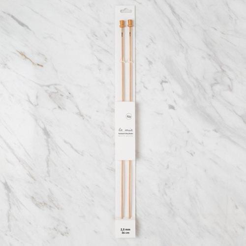 25 mm 36 cm Ahşap Örgü Şişi