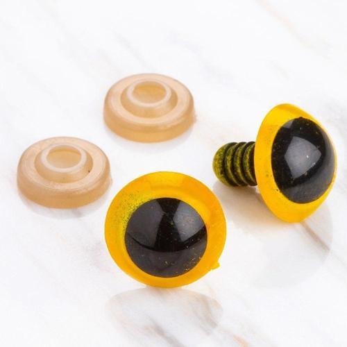 16 mm Sarı 5 Çift Amigurumi Göz