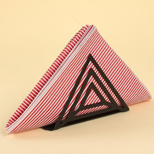 Home Prizma Siyah Metal Peçetelik